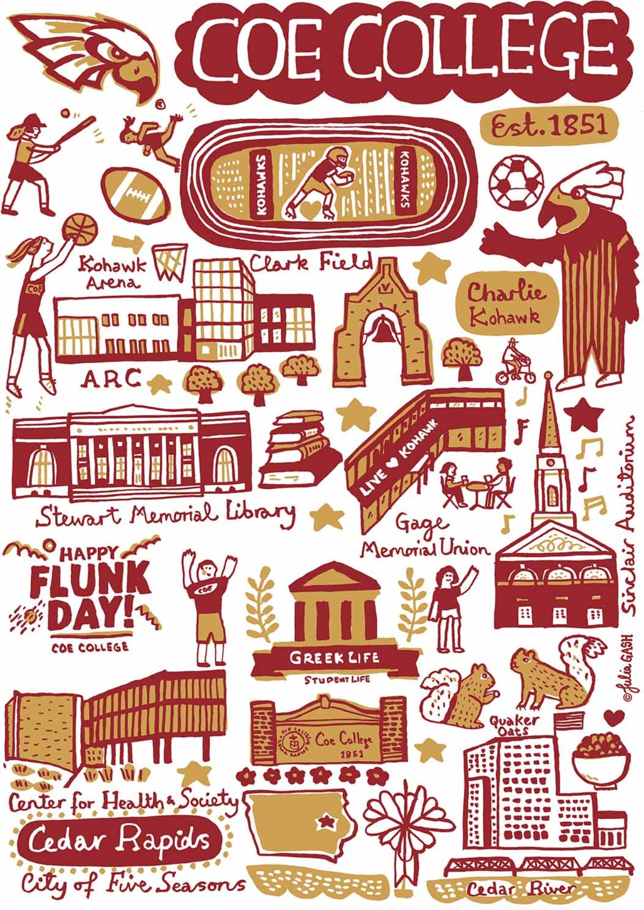 Coe College by Julia Gash