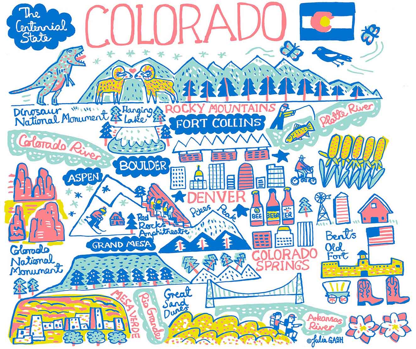Colorado Postcard - Julia Gash