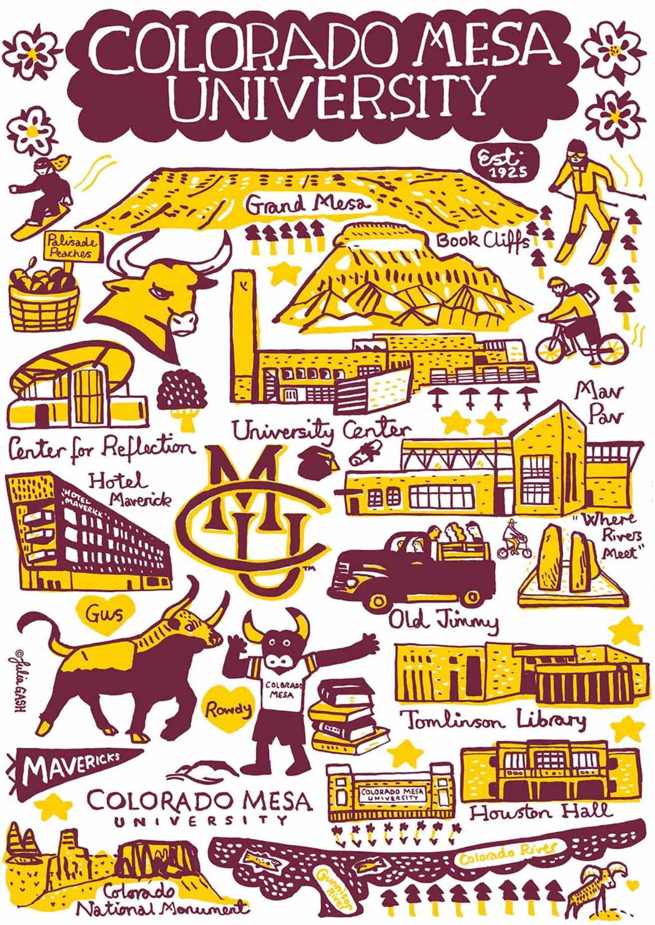 Colorado Mesa University by Julia Gash