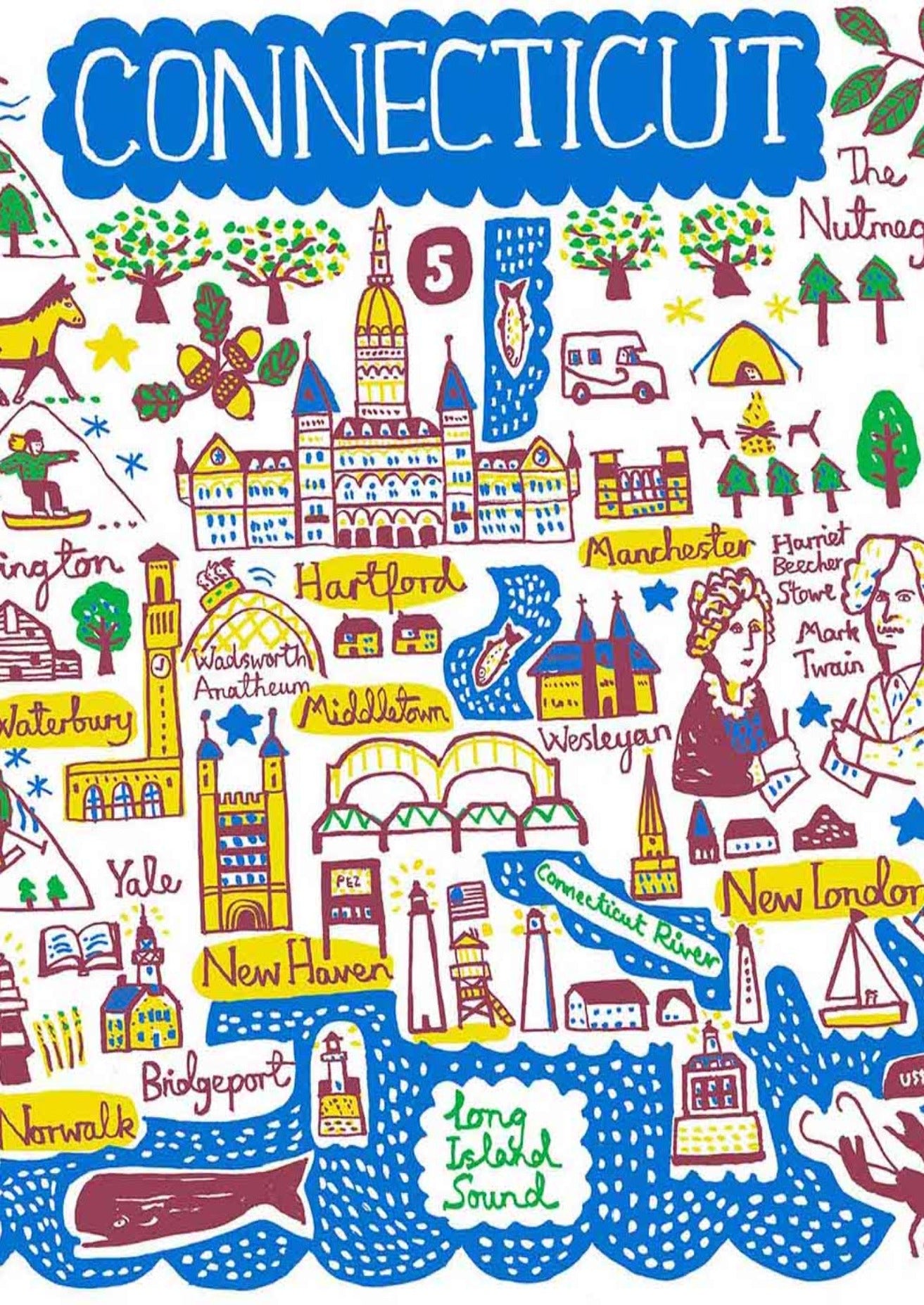 Connecticut Postcard - Julia Gash