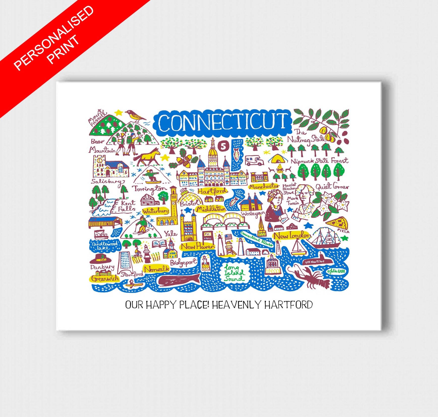 Connecticut Art Print - Julia Gash