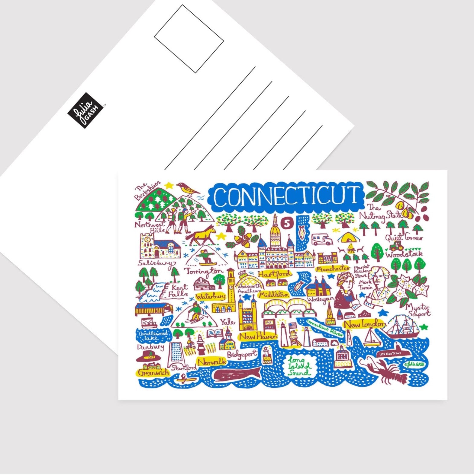 Connecticut Postcard - Julia Gash