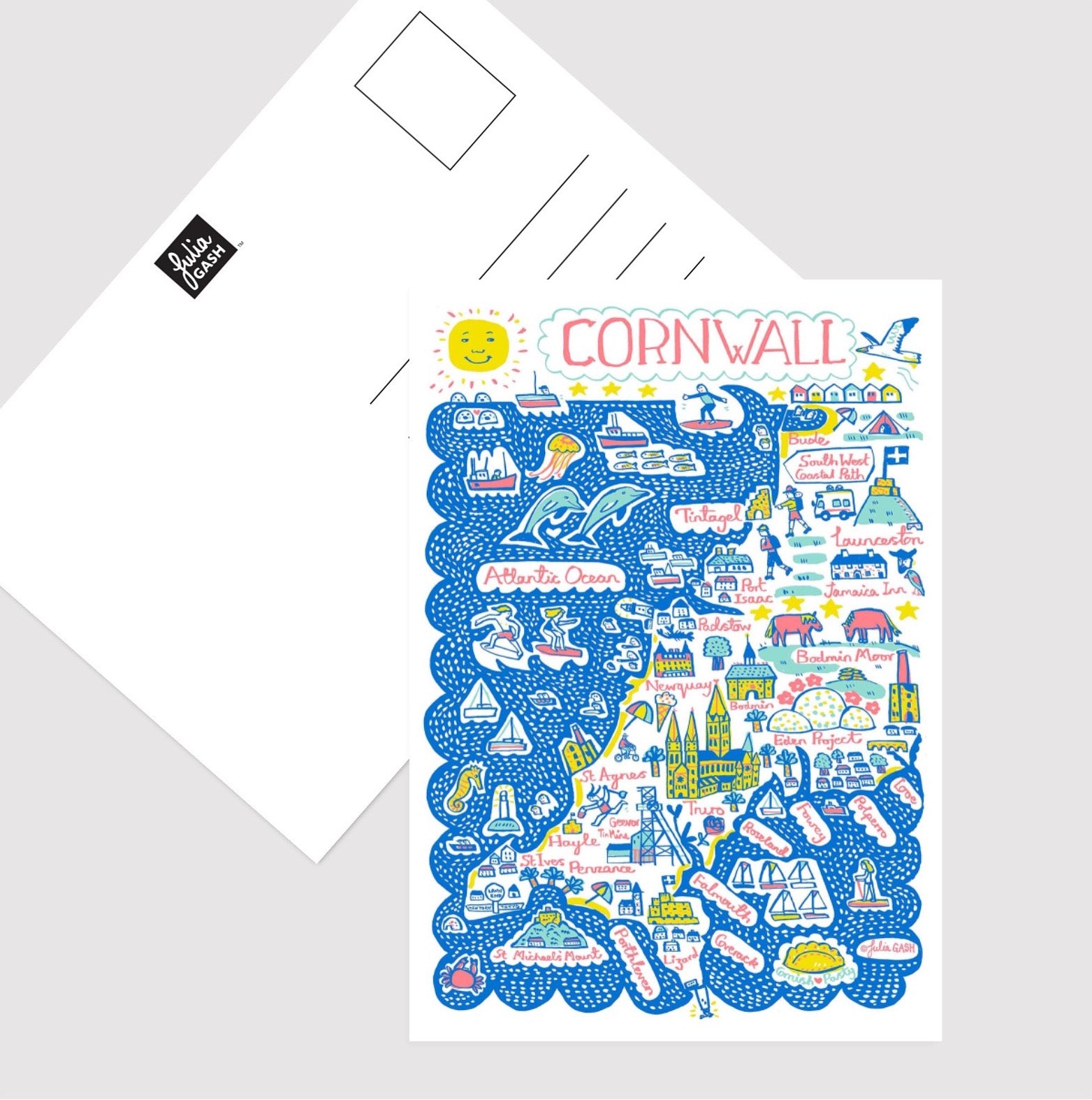Cornwall Postcard - Julia Gash