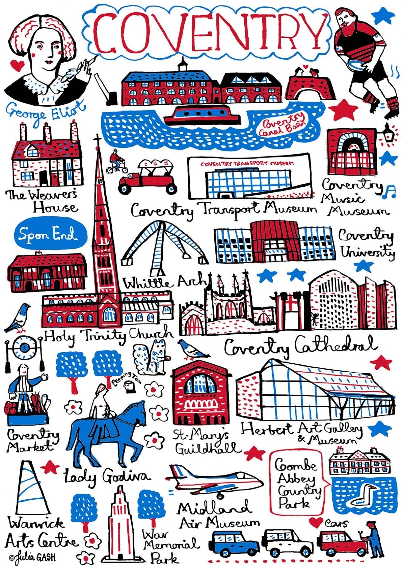 Greeting Card by Julia Gash