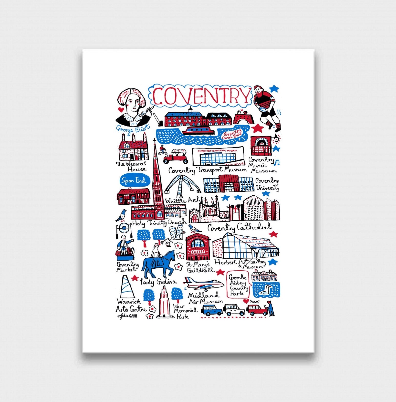 Coventry Art Print - Julia Gash
