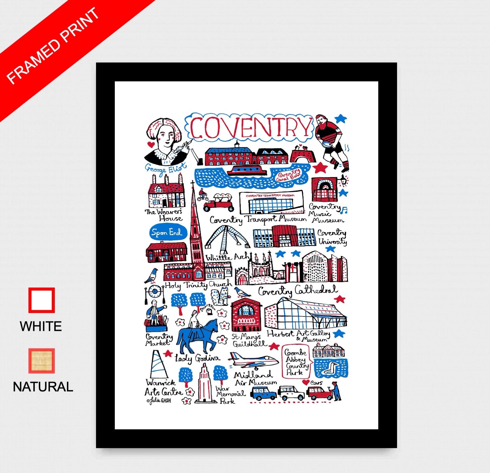 Coventry Art Print - Julia Gash