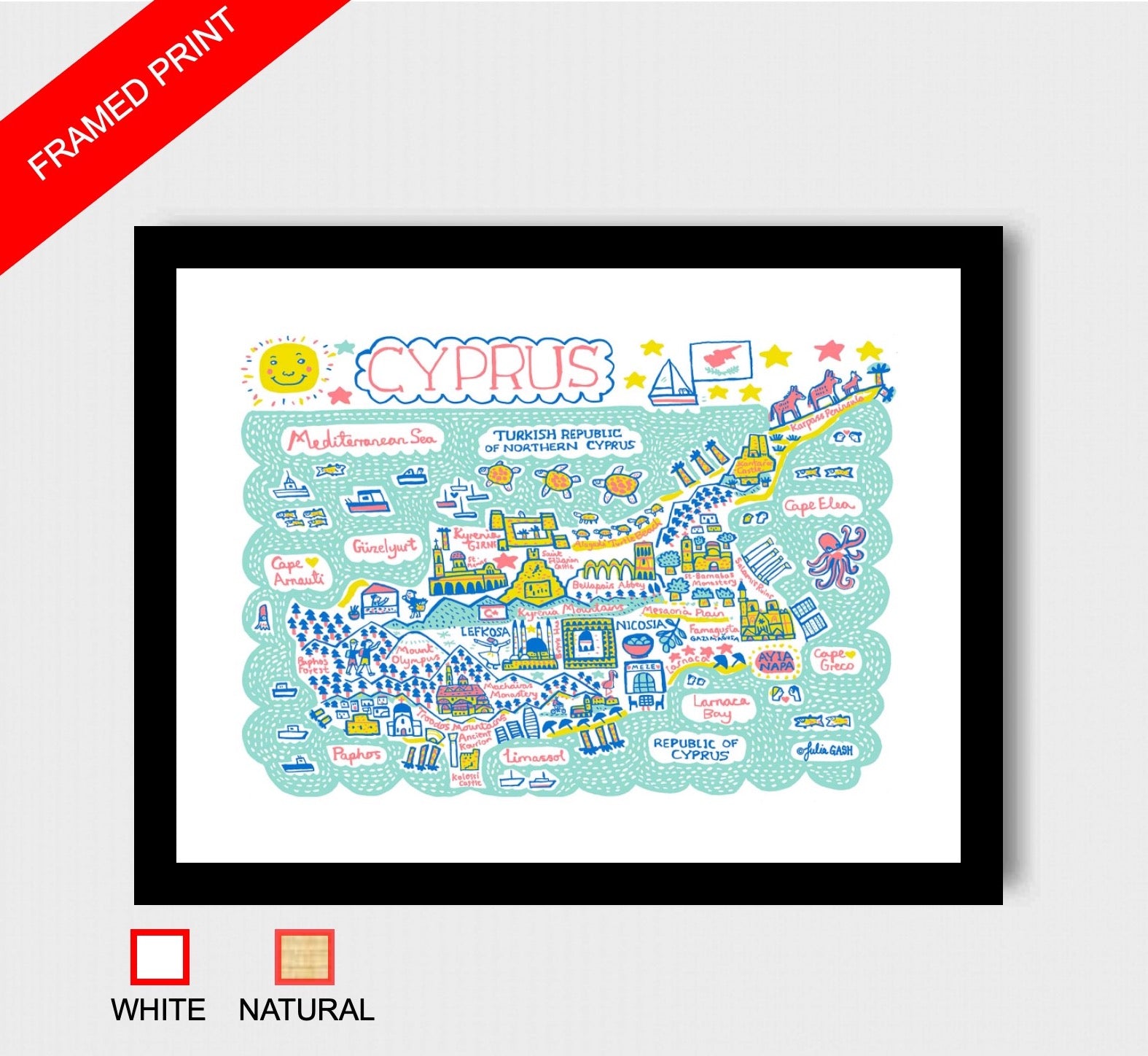 Cyprus Art Print by Julia Gash