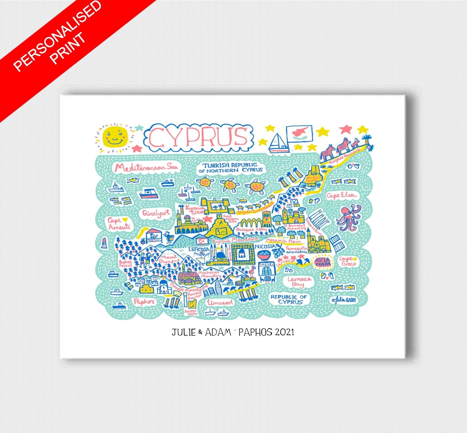 Cyprus Art Print by Julia Gash