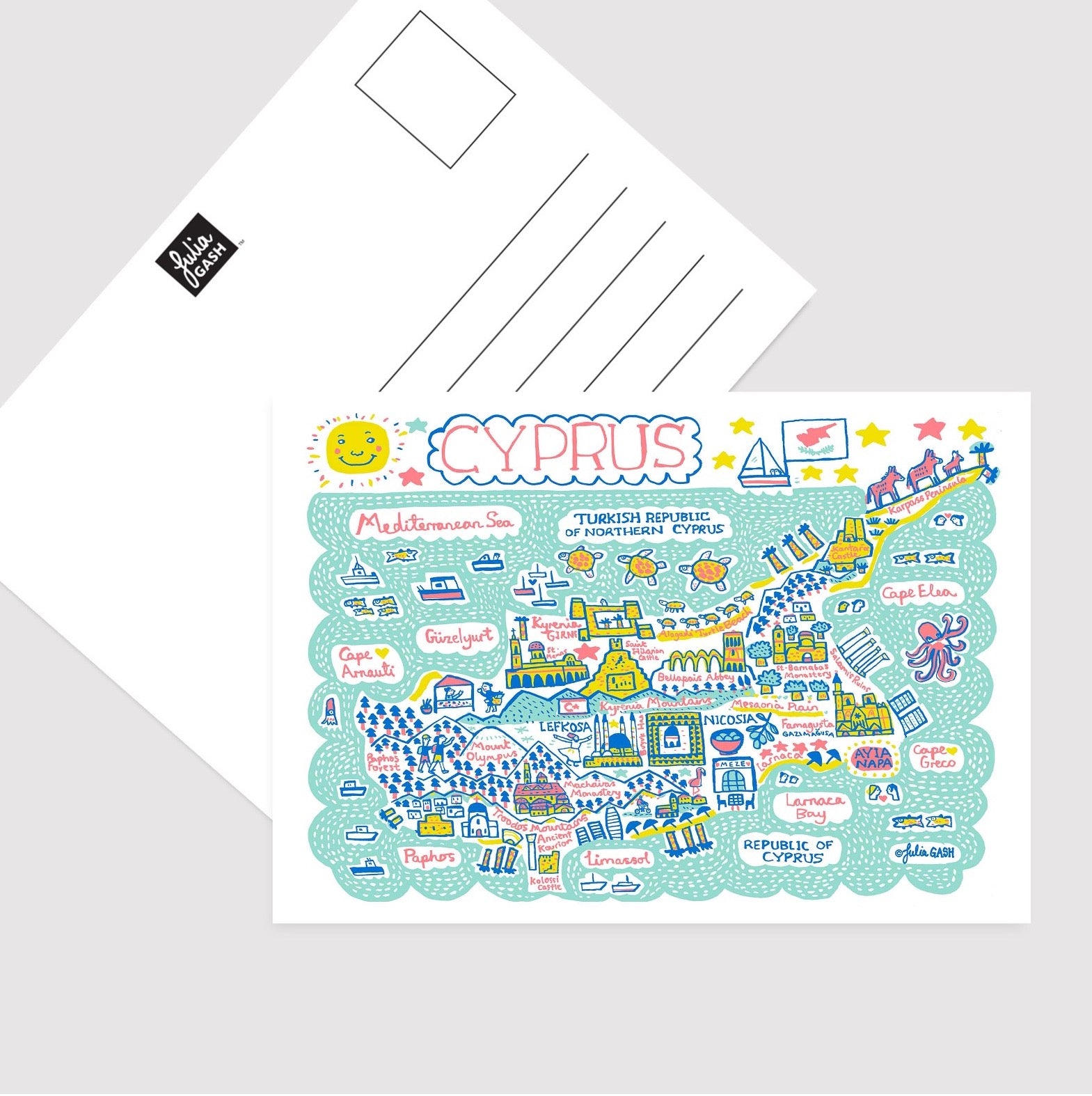 Cyprus Postcard - Julia Gash