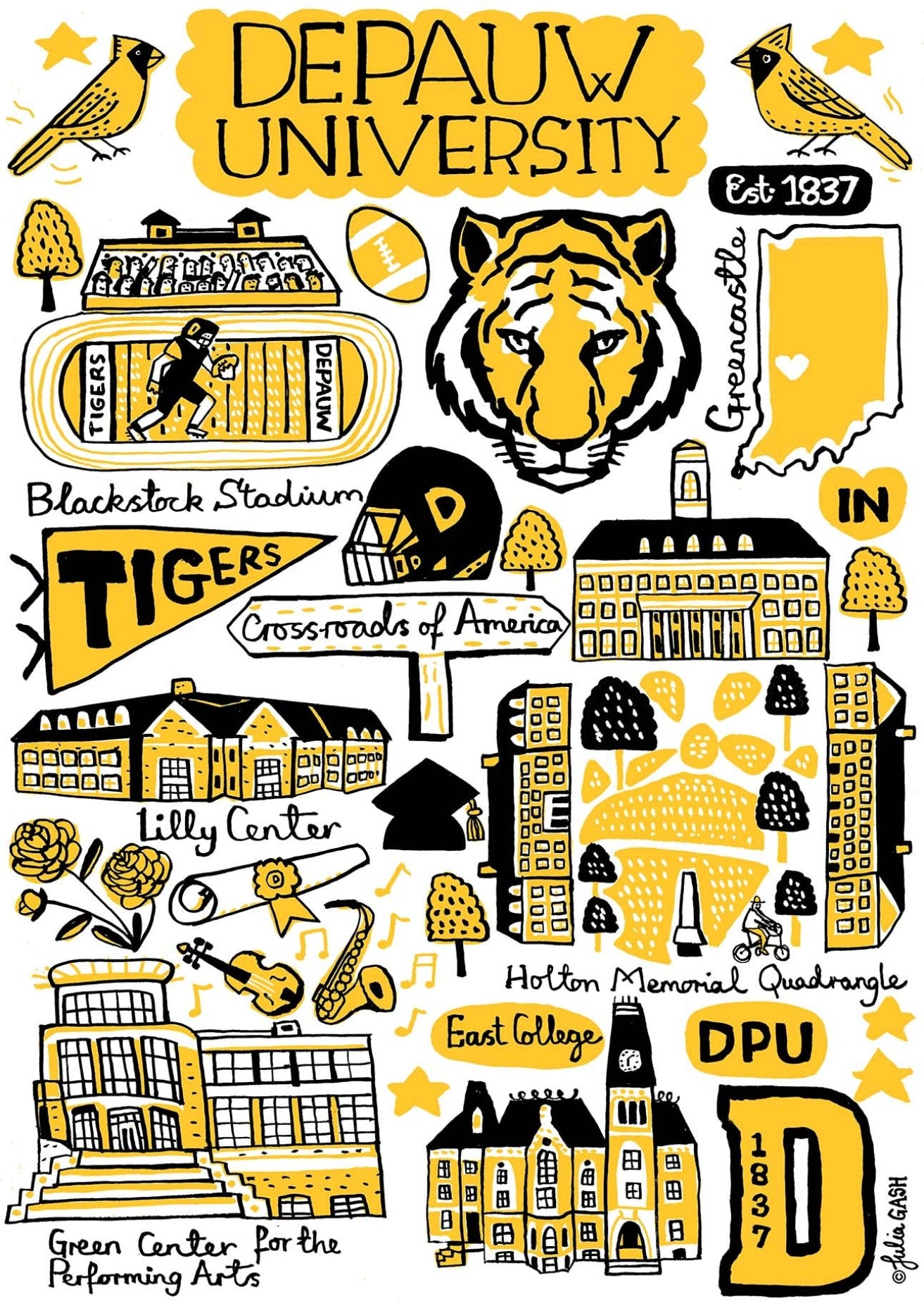 DePauw University by Julia Gash
