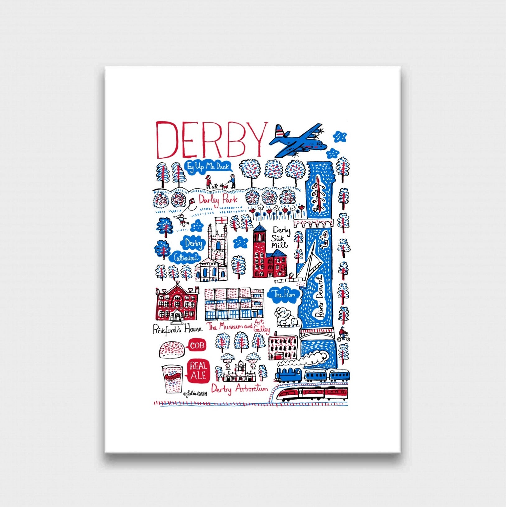 Derby Art Print - Julia Gash