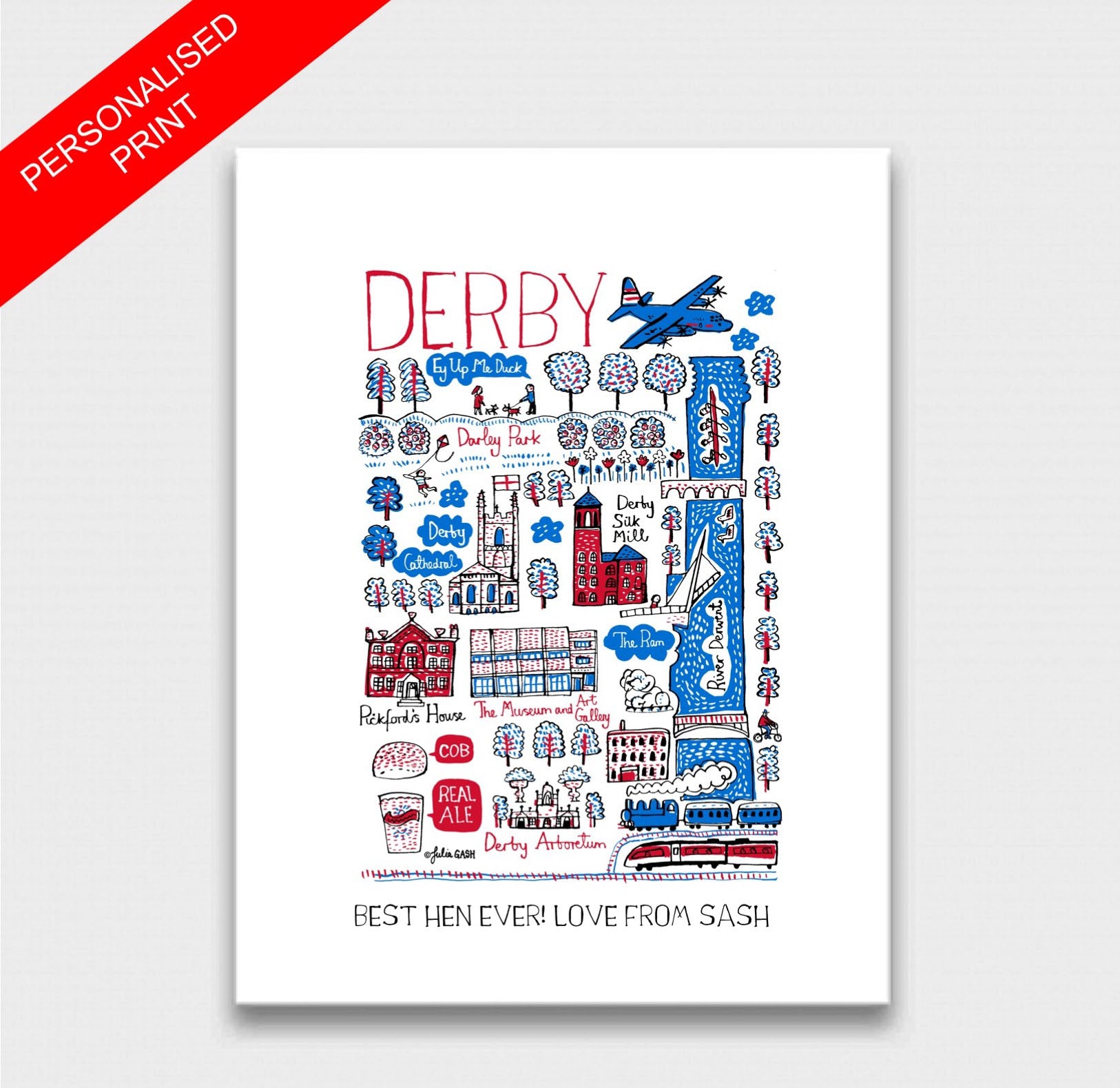 Derby Art Print - Julia Gash