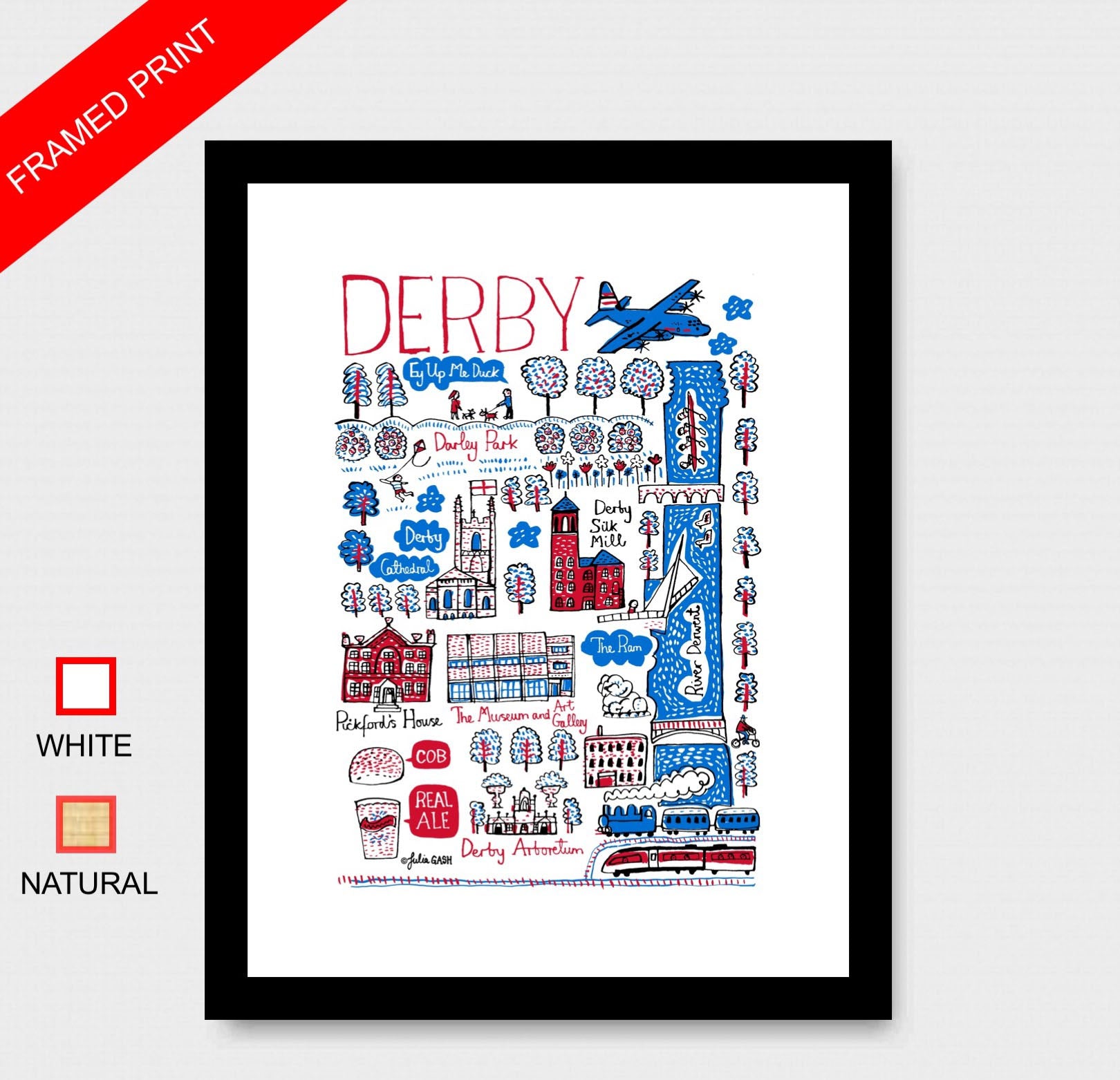 Derby Art Print - Julia Gash