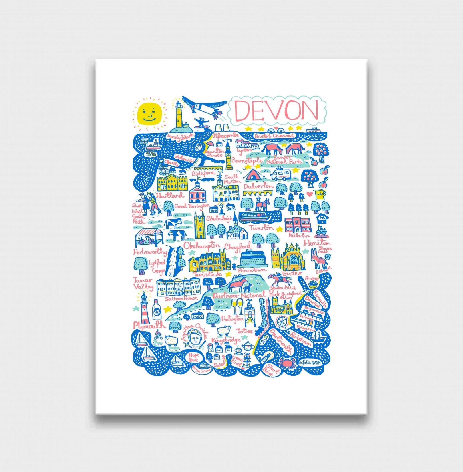 Devon Art Print - Julia Gash