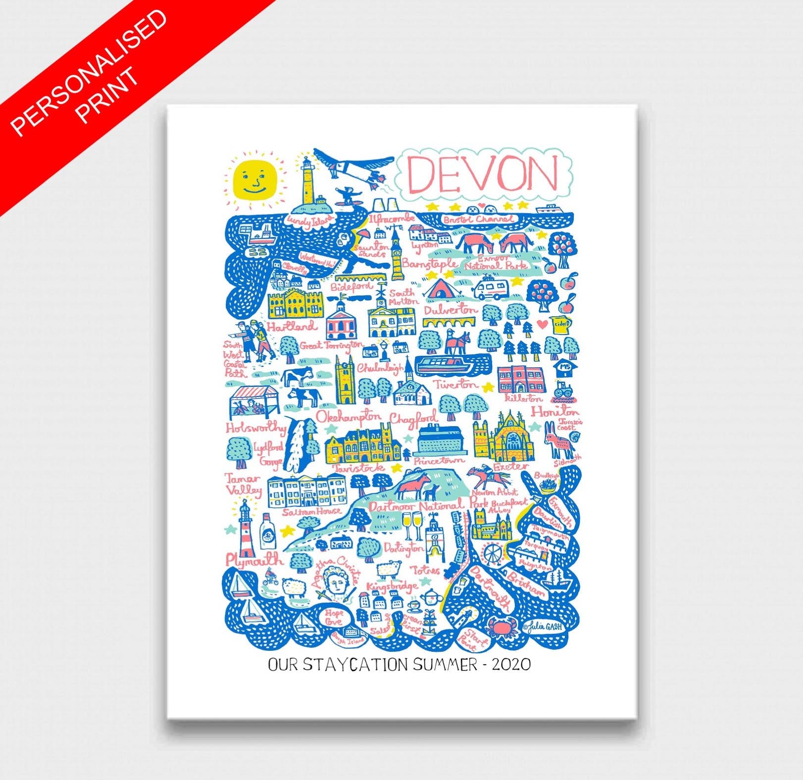 Devon Art Print - Julia Gash