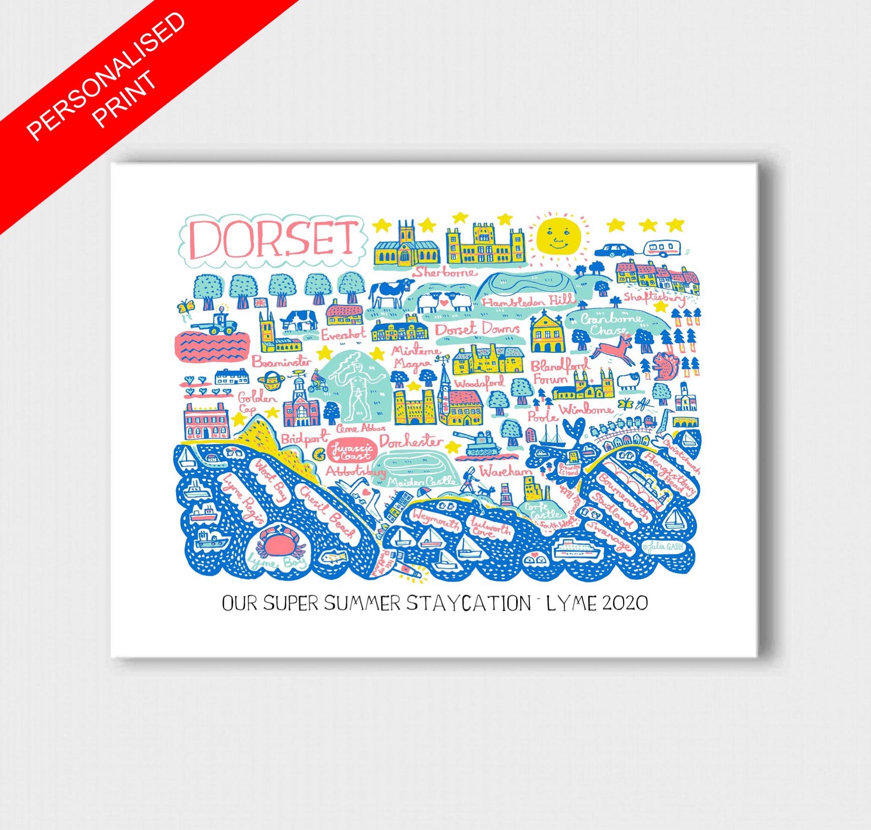 Dorset Art Print - Julia Gash
