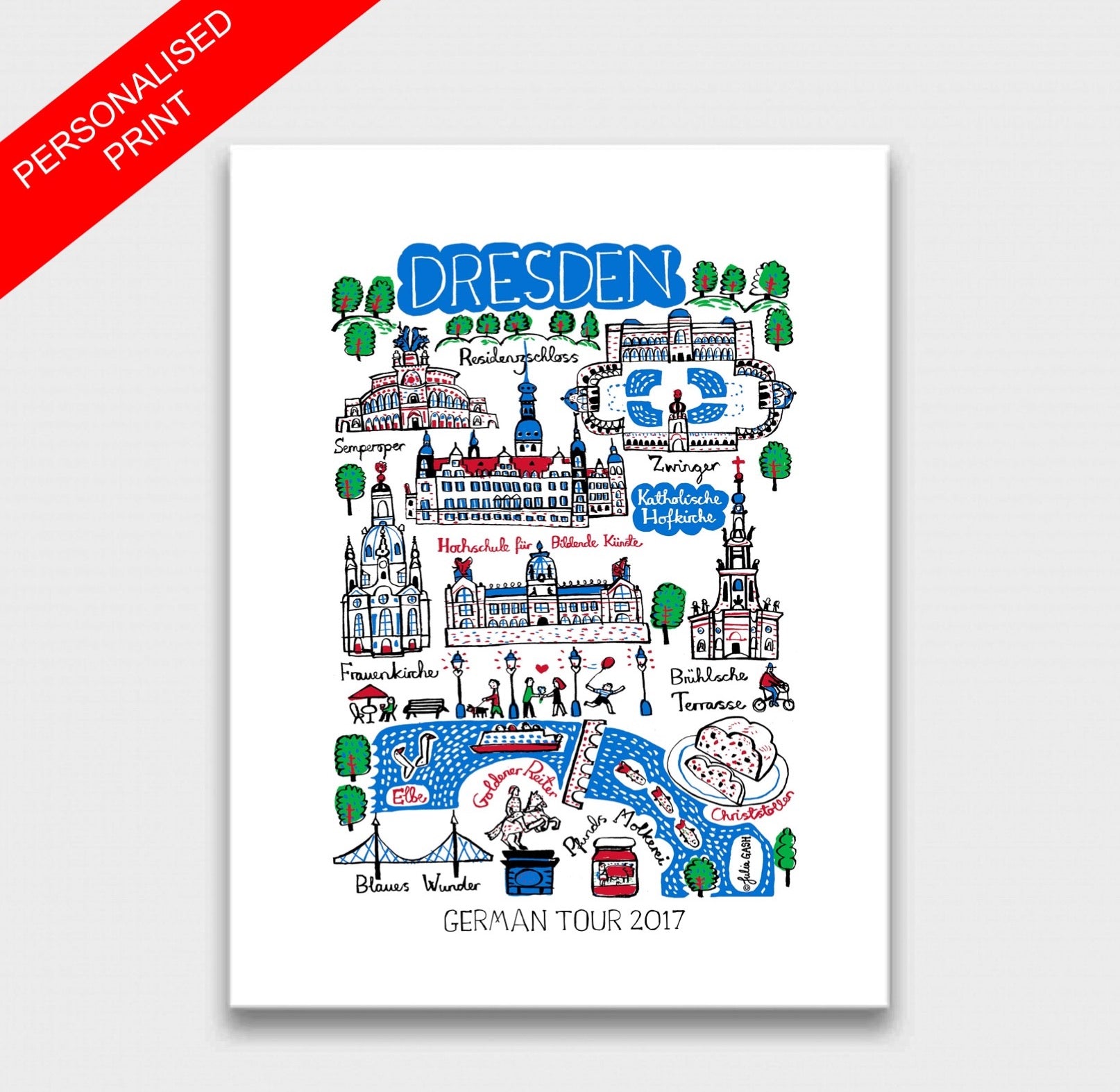 Dresden Art Print - Julia Gash