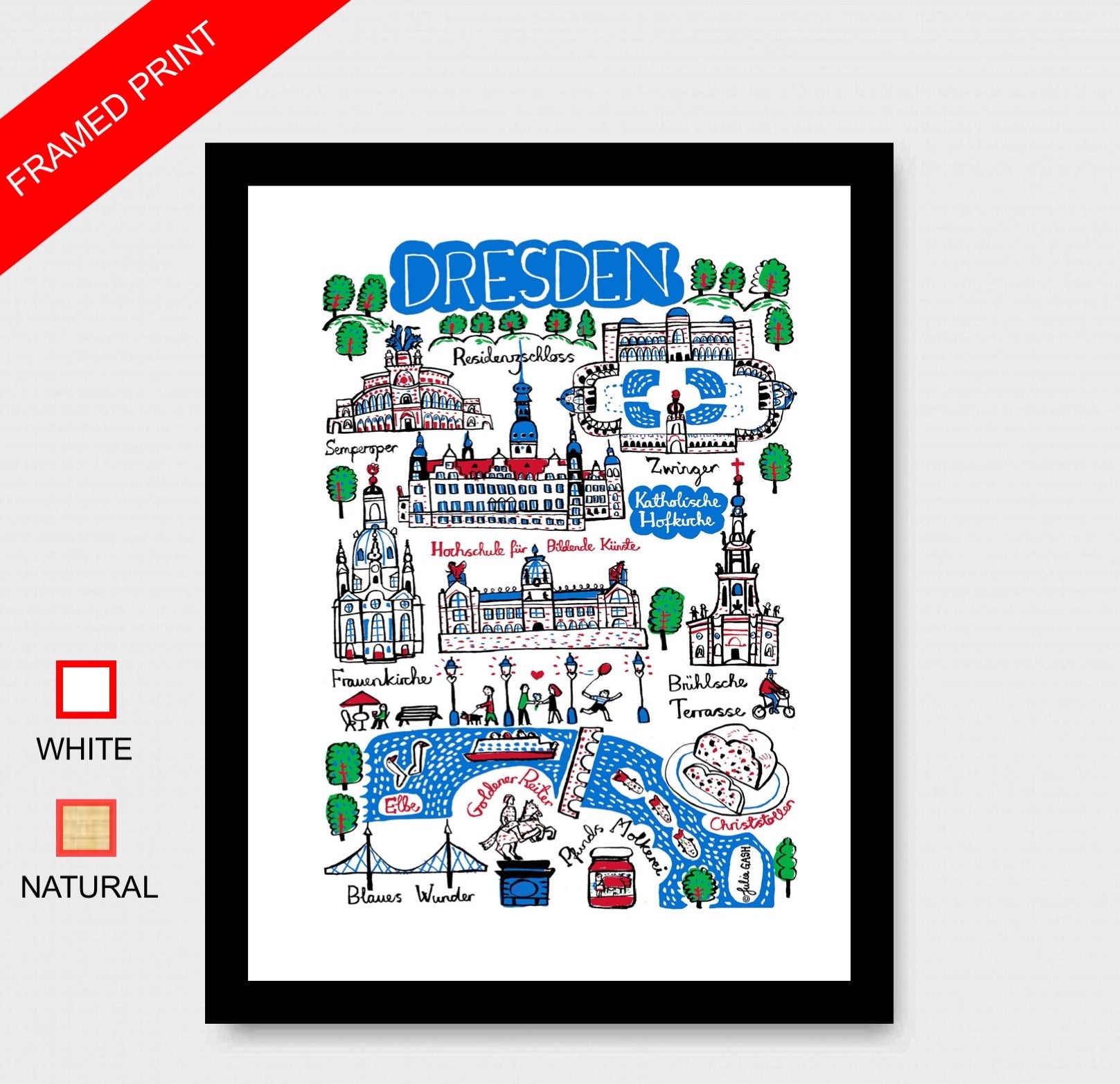 Dresden Art Print - Julia Gash
