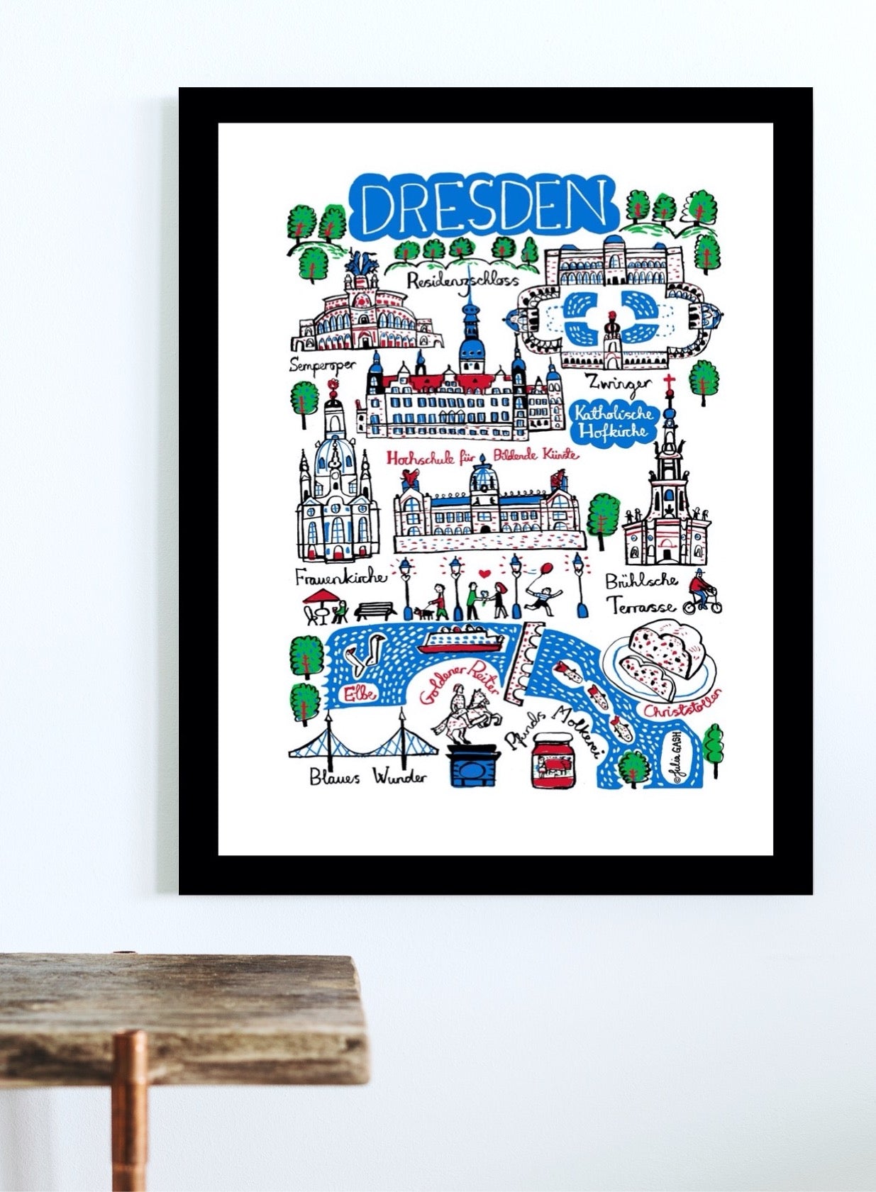 Dresden Art Print - Julia Gash