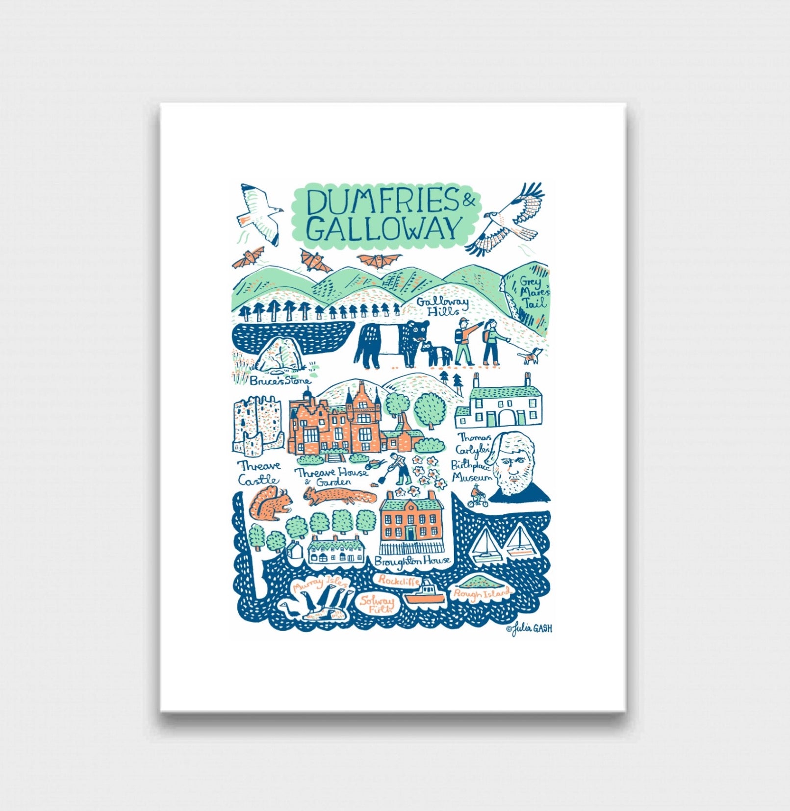 Dumfries and Galloway Art Print - Julia Gash