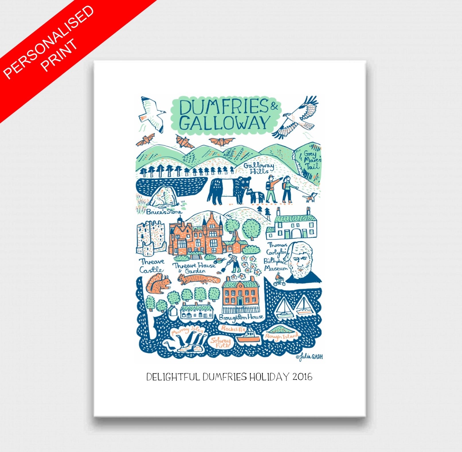Dumfries and Galloway Art Print - Julia Gash