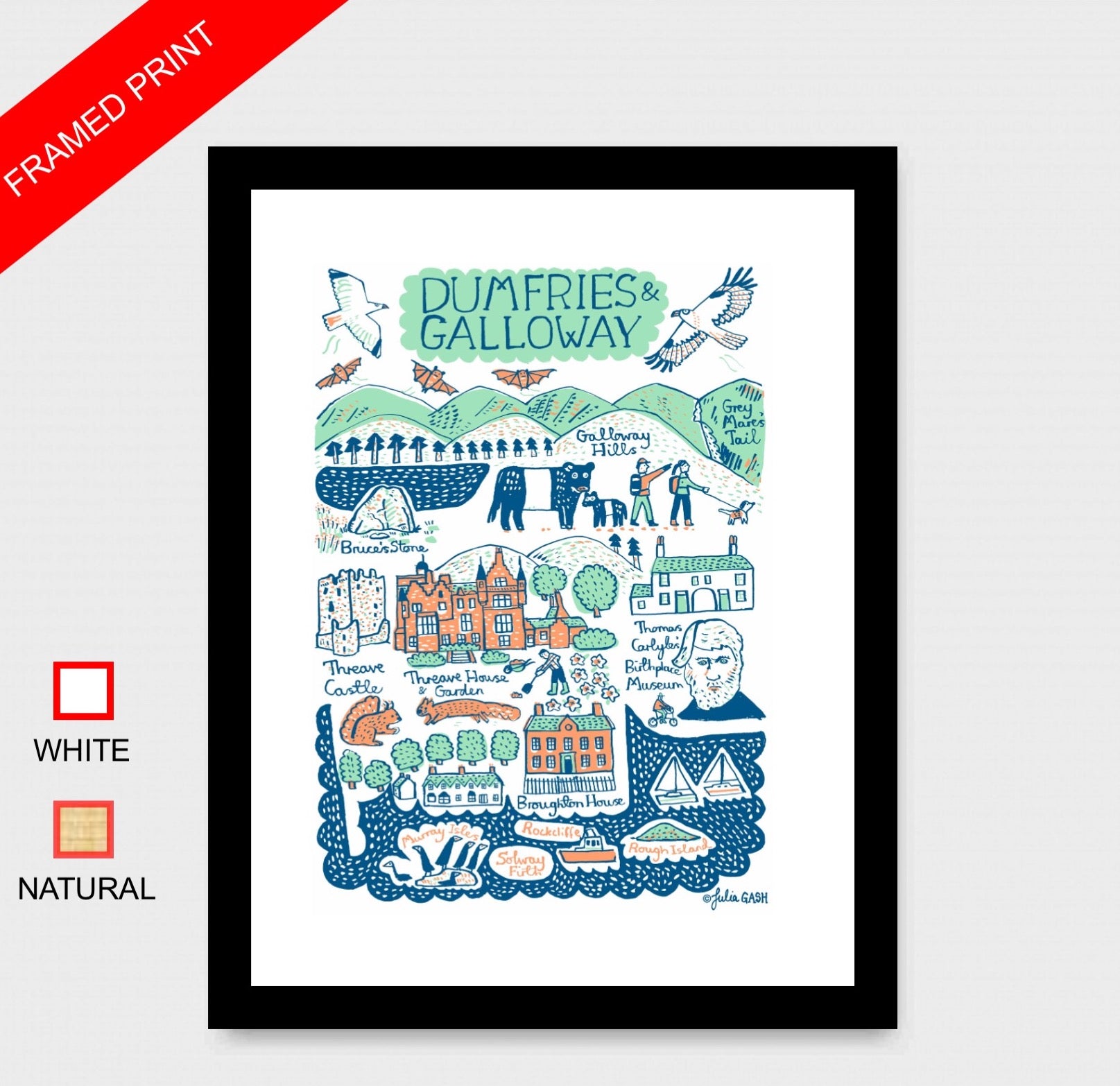 Dumfries and Galloway Art Print - Julia Gash