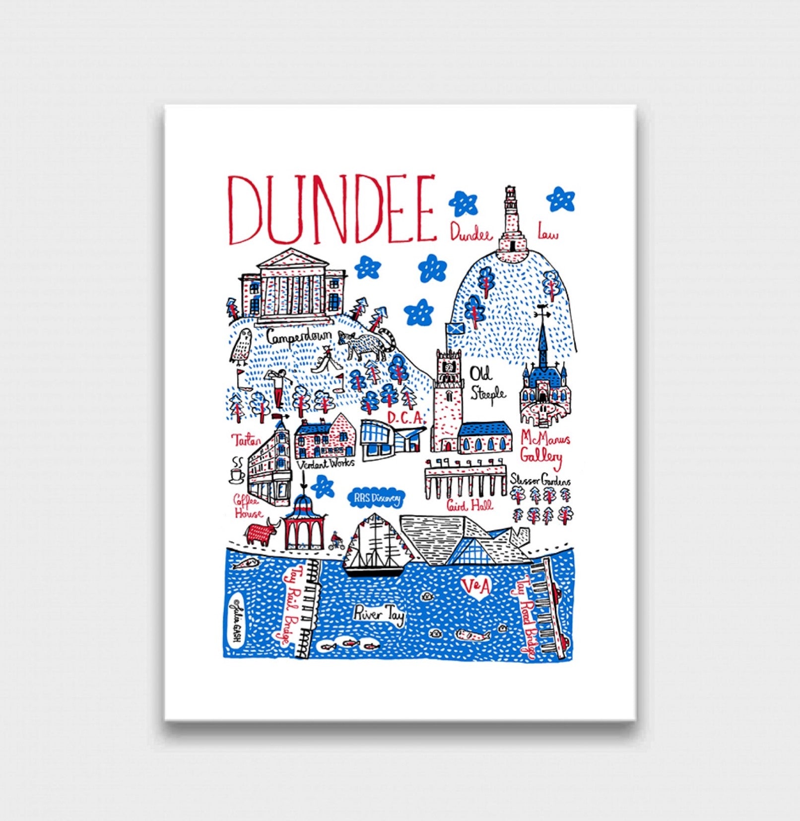 Dundee Art Print - Julia Gash
