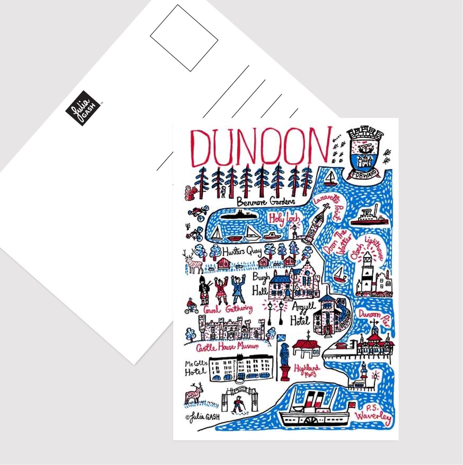 Dunoon Postcard - Julia Gash