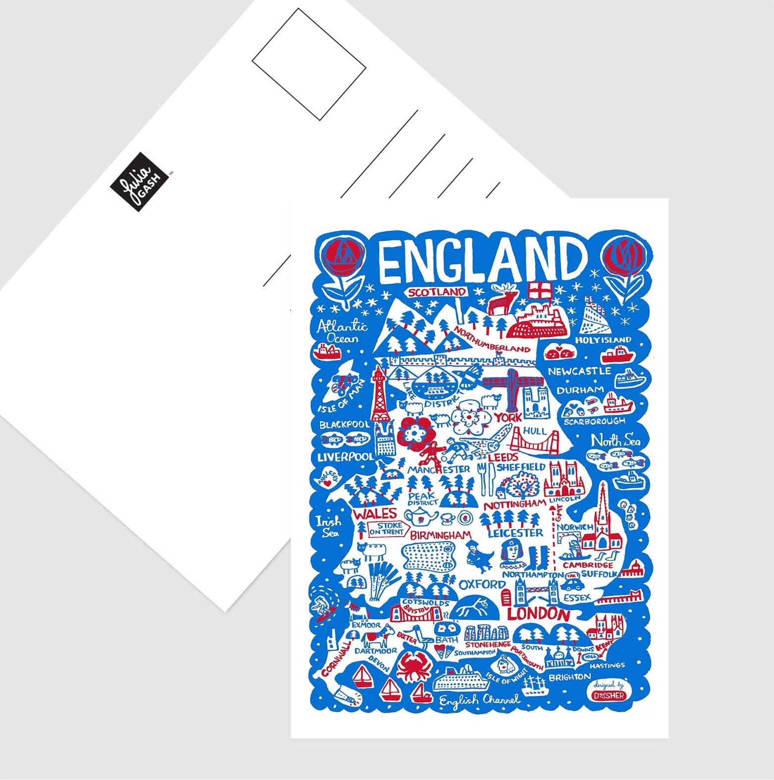 England Postcard - Julia Gash