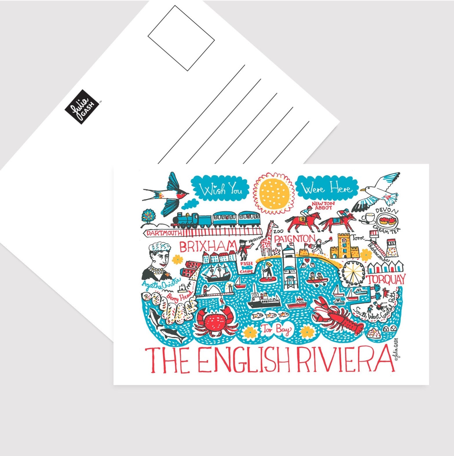 English Riviera Postcard - Julia Gash