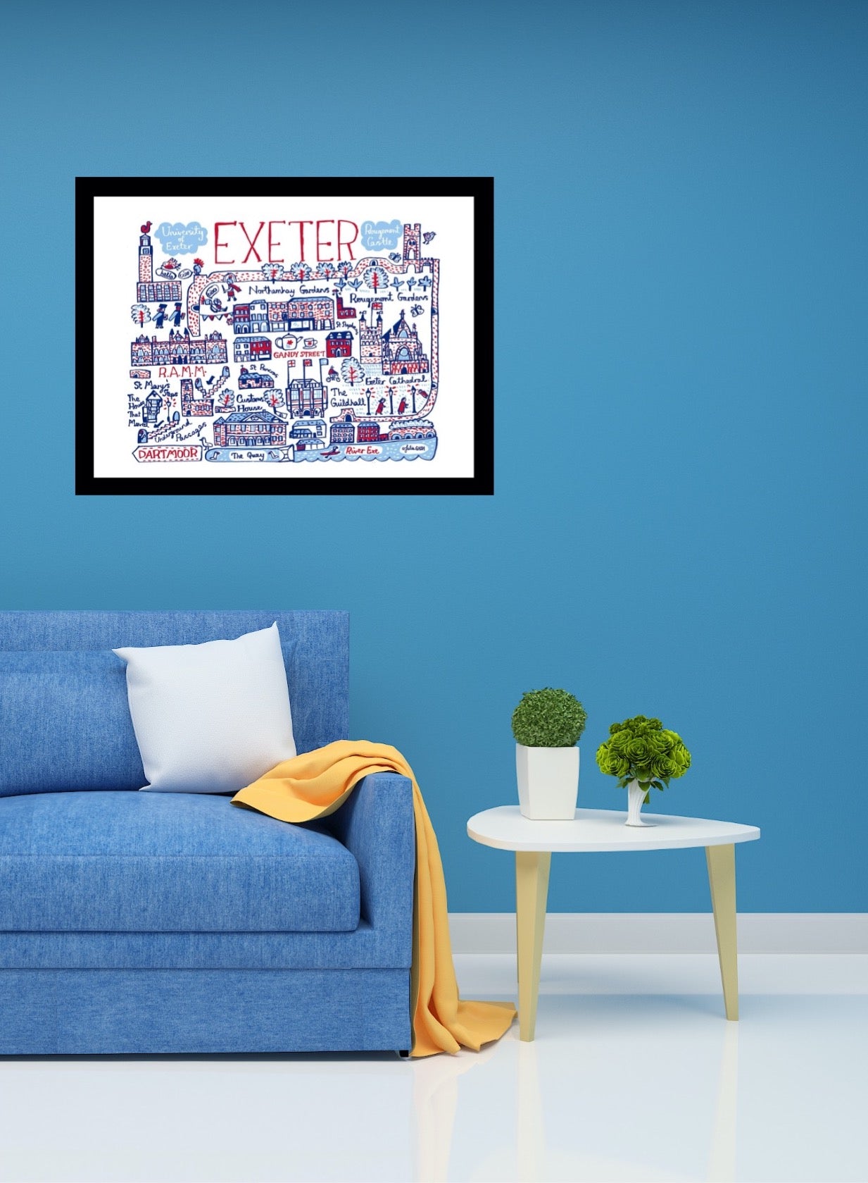 Exeter Art Print - Julia Gash