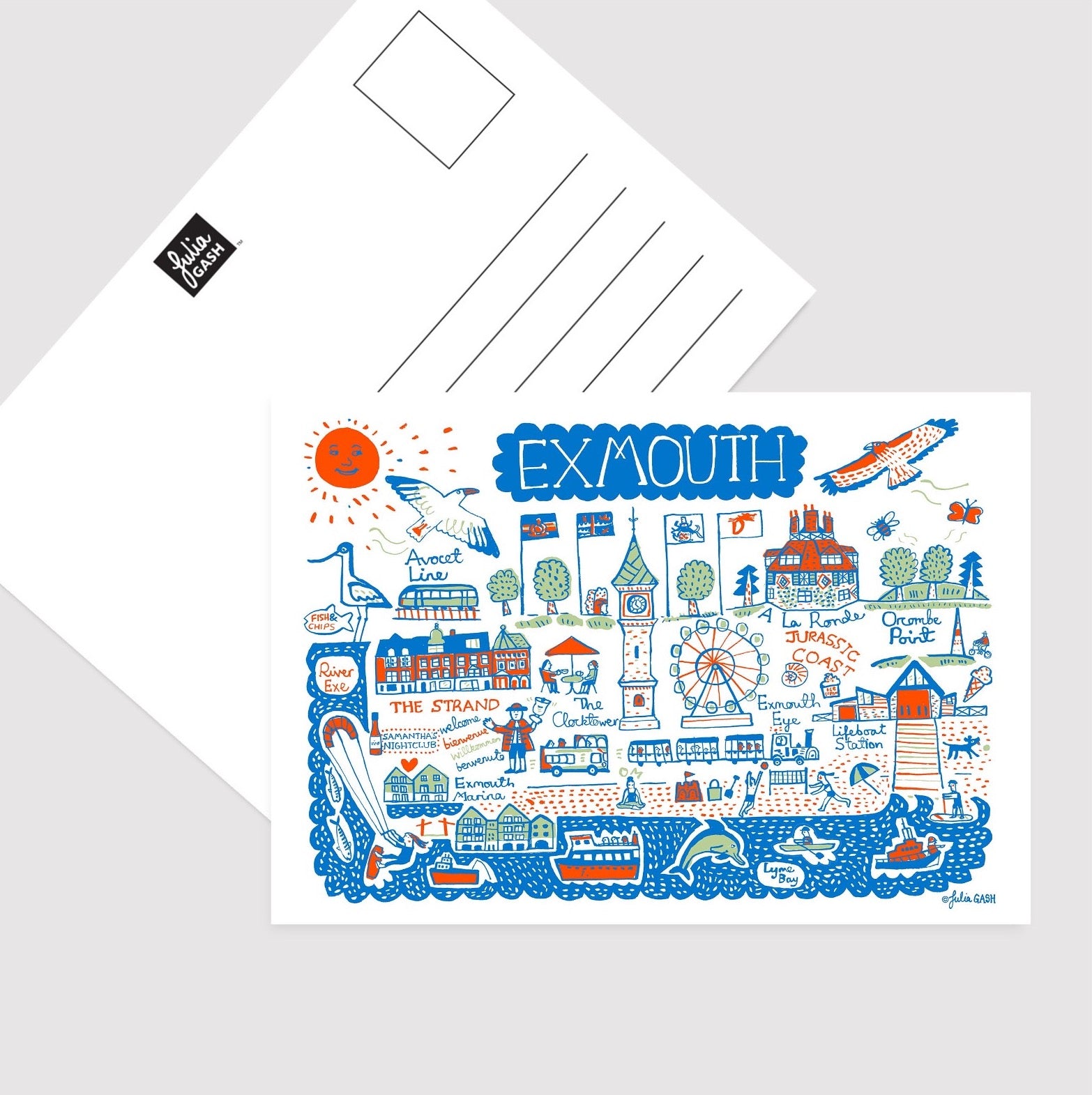 Exmouth Postcard - Julia Gash