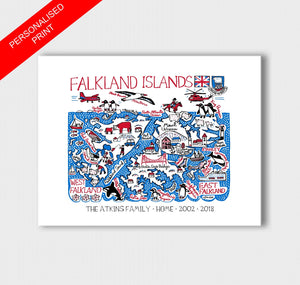 Falkland Islands Art Print - Julia Gash