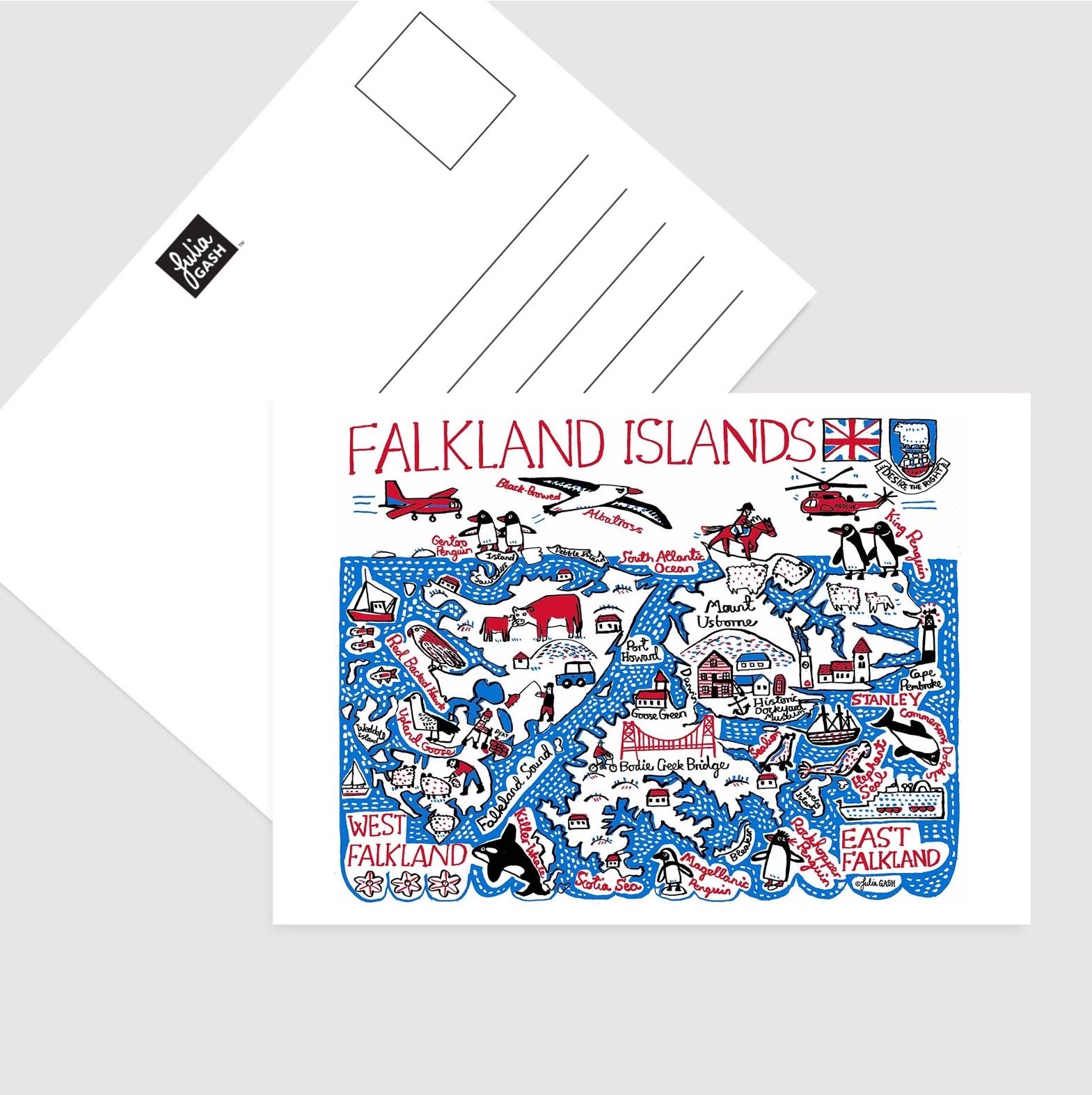 Falkland Islands Postcard - Julia Gash