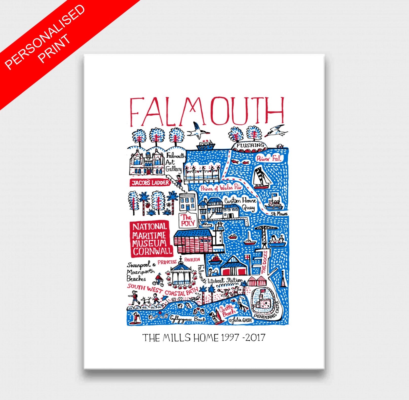 Falmouth Art Print - Julia Gash