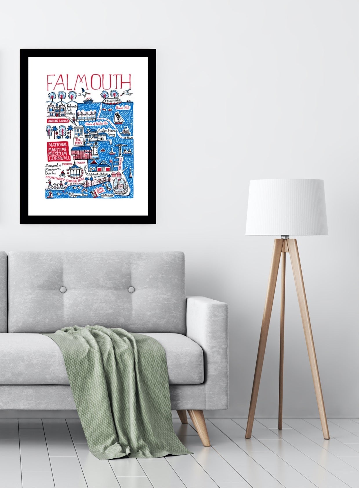 Falmouth Art Print - Julia Gash