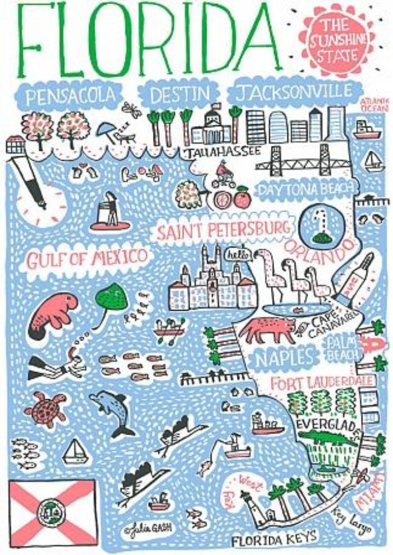 Florida Postcard - Julia Gash