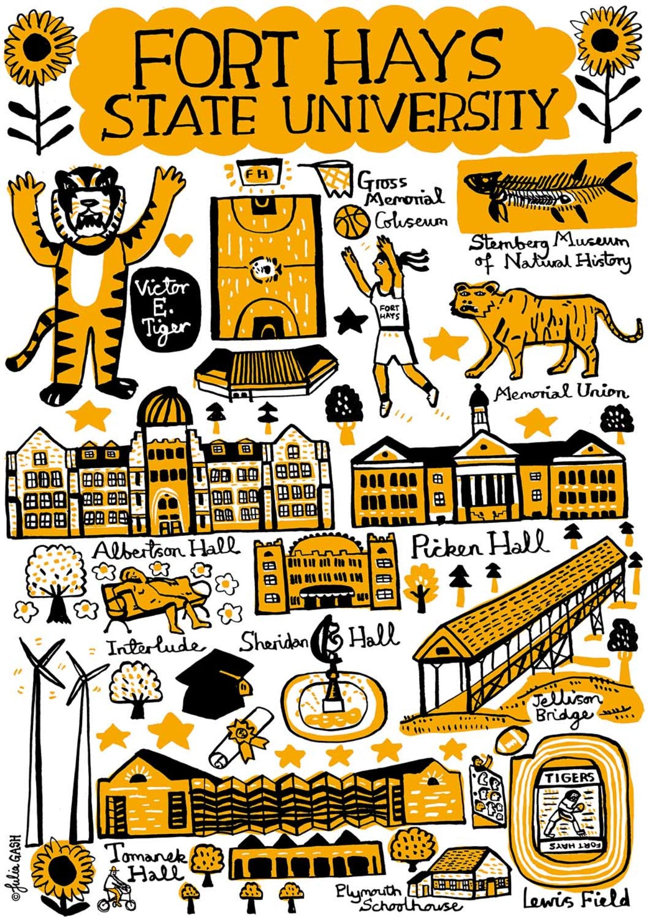 Fort Hays State University by Julia Gash
