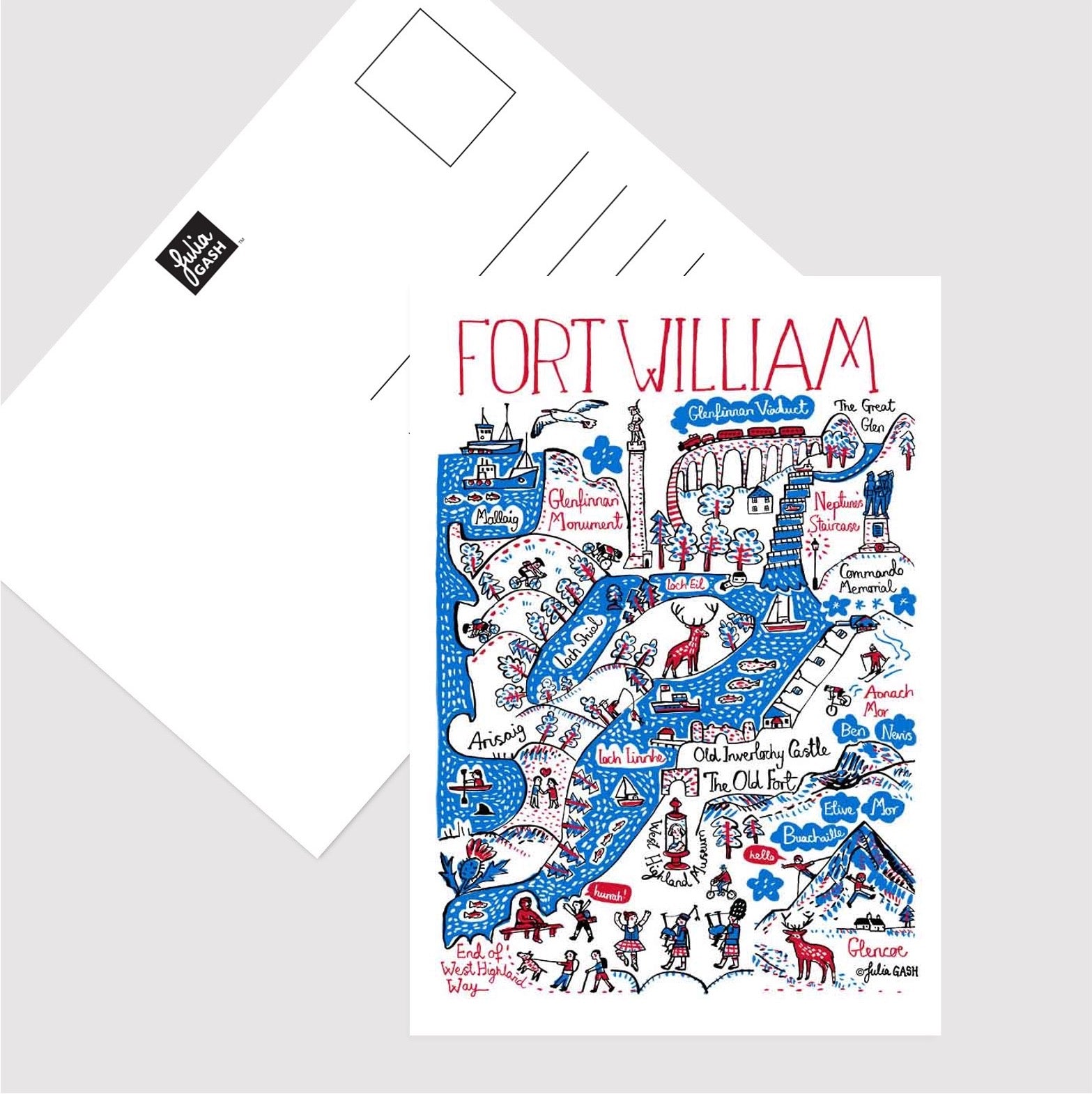 Fort William Postcard - Julia Gash
