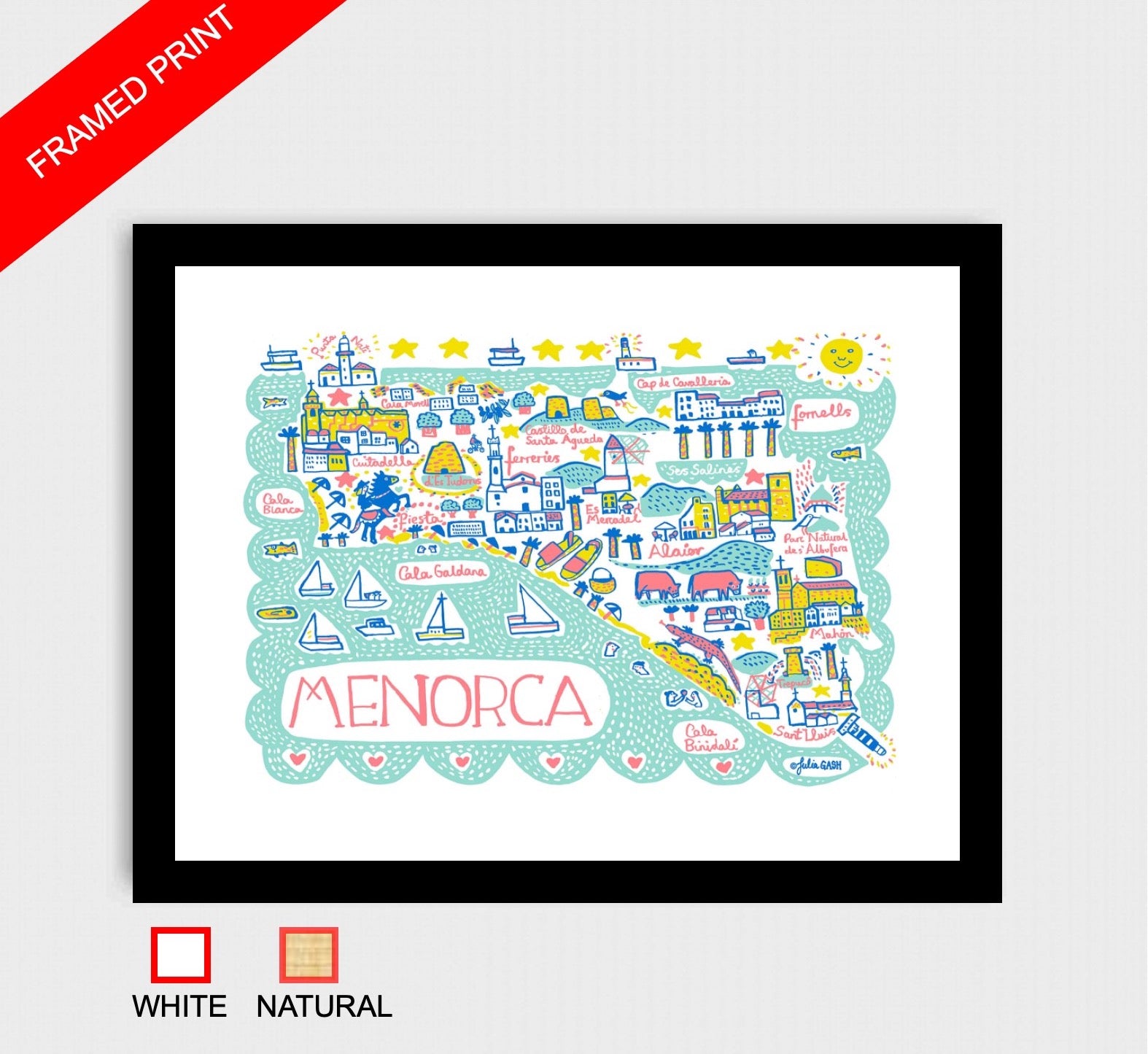 Menorca Art Print - Julia Gash