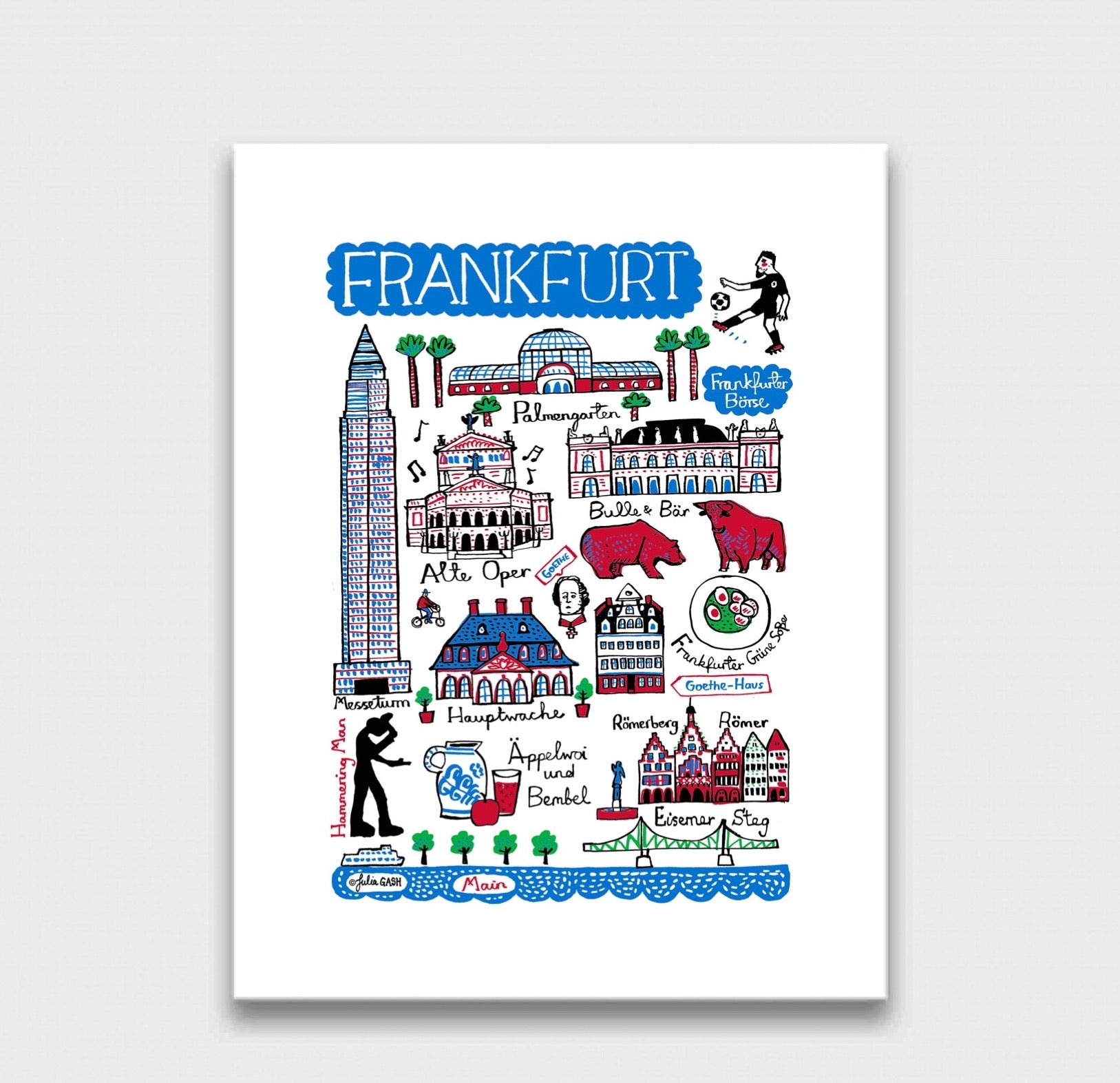 Frankfurt Art Print - Julia Gash