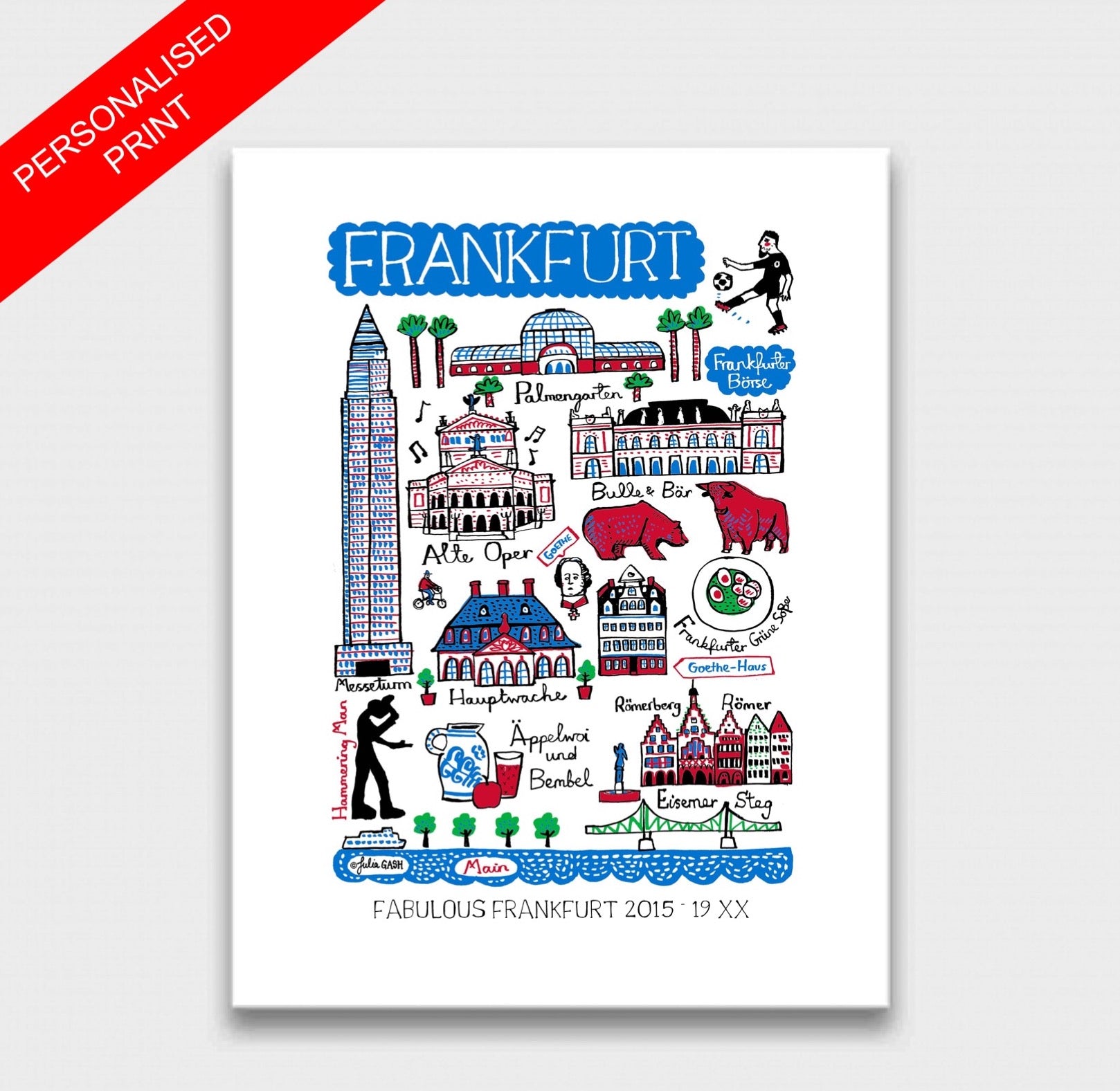 Frankfurt Art Print - Julia Gash