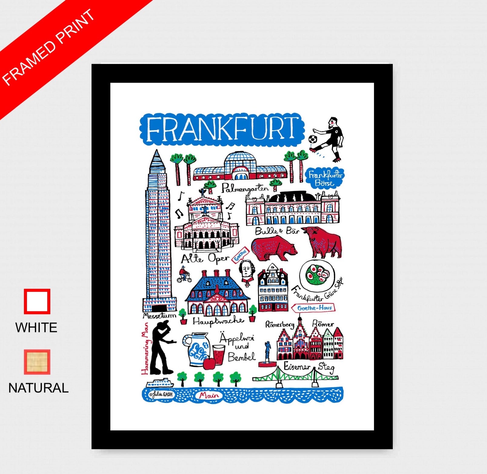 Frankfurt Art Print - Julia Gash
