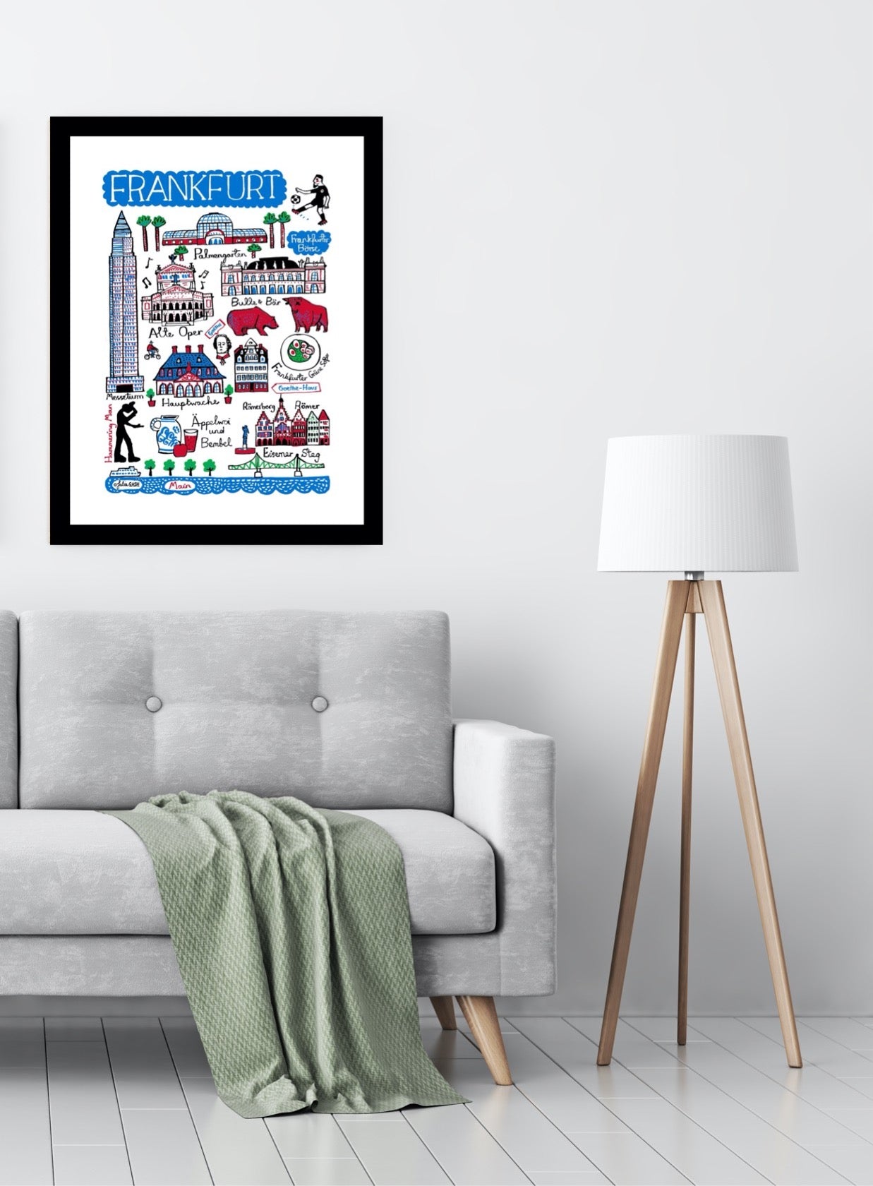 Frankfurt Art Print - Julia Gash