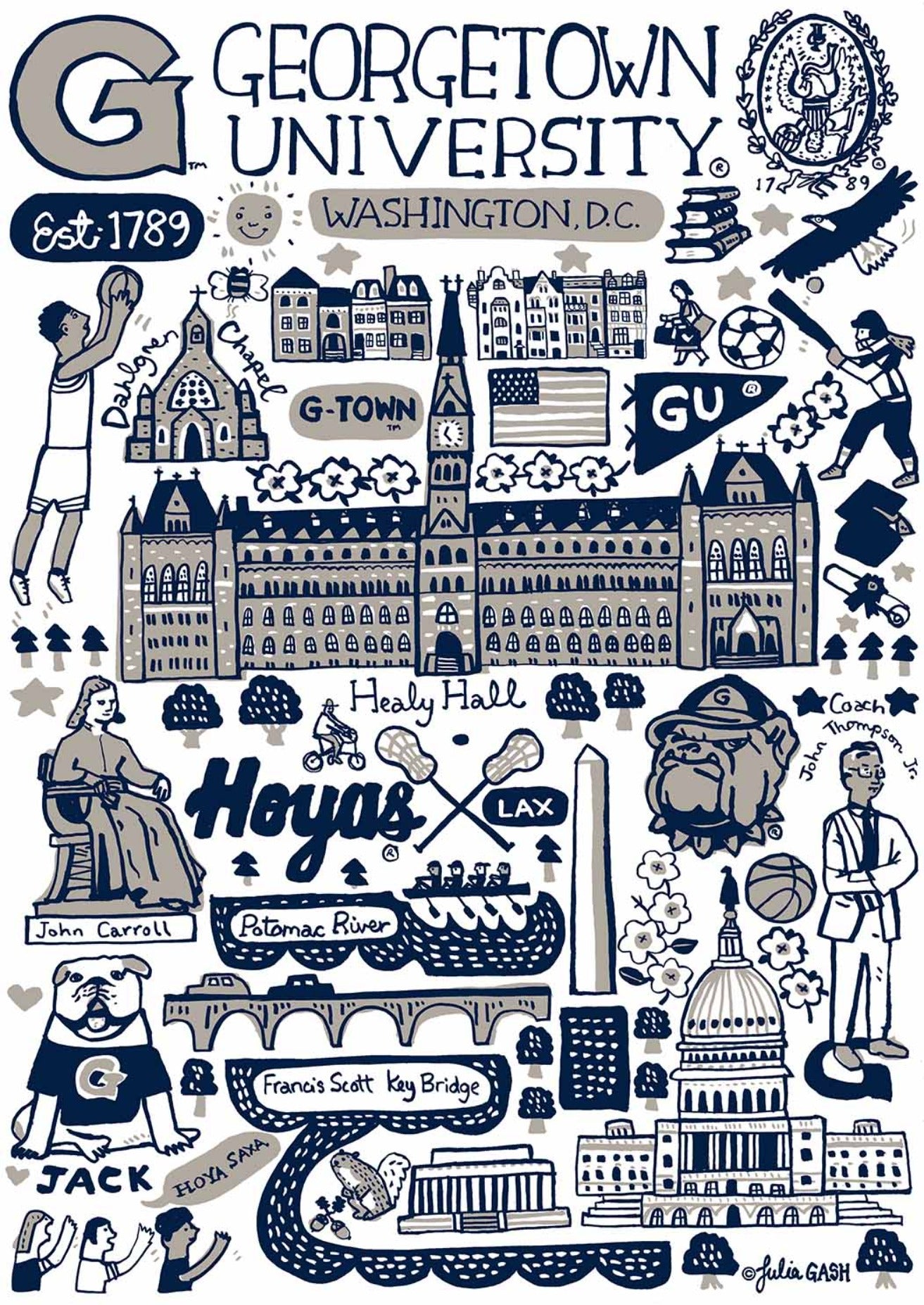 Georgetown University by Julia Gash