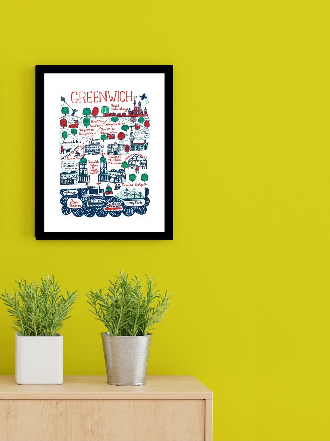 Greenwich Art Print - Julia Gash