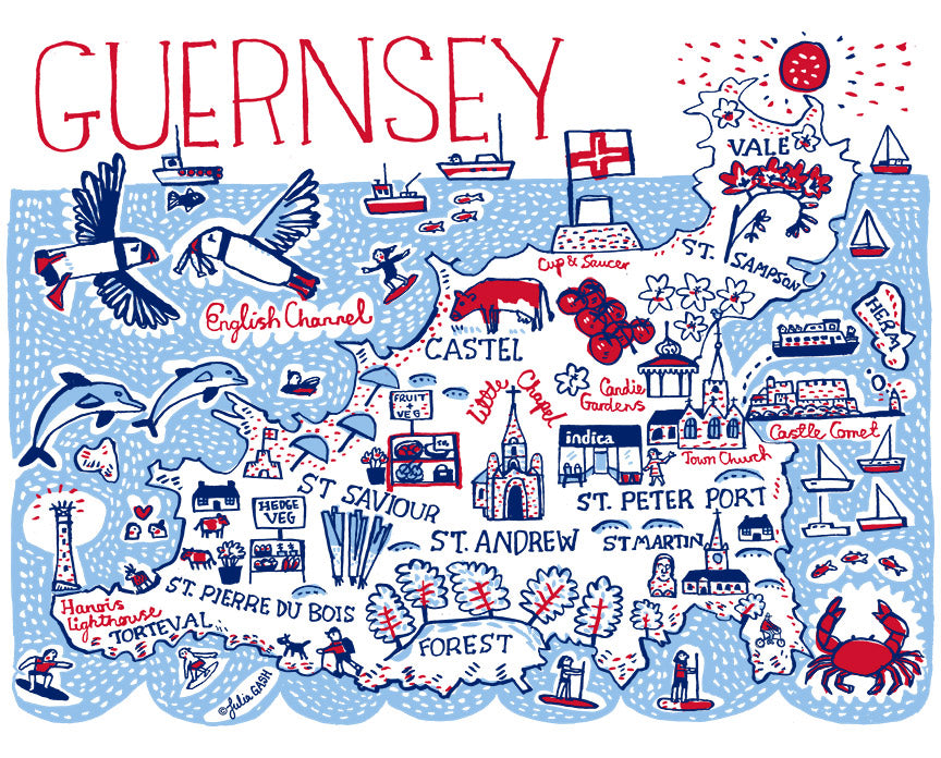 Guernsey Art Print - Julia Gash