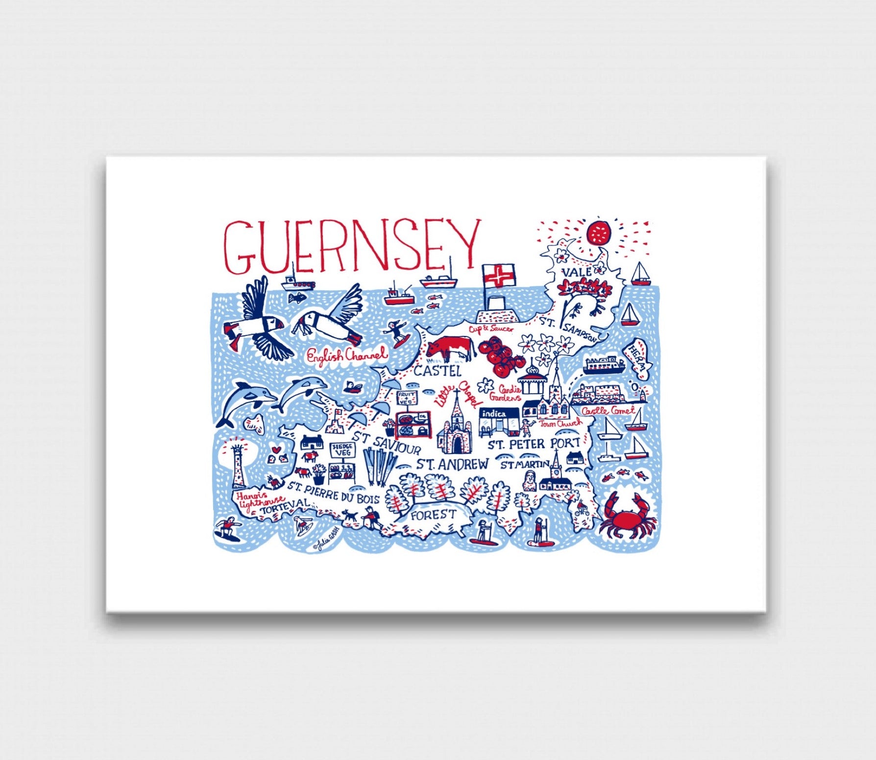 Guernsey Art Print - Julia Gash