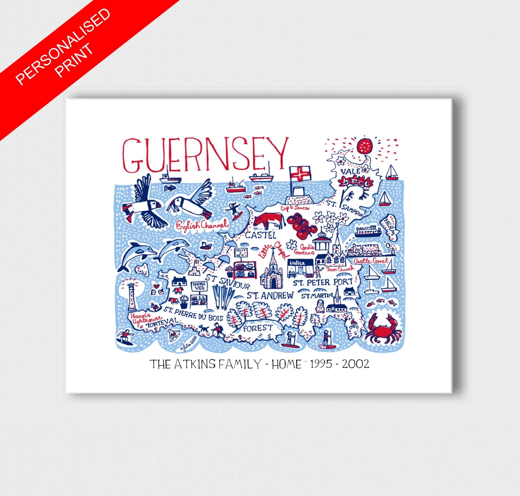 Guernsey Art Print - Julia Gash