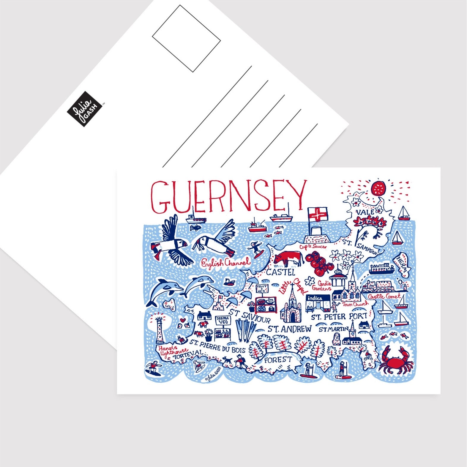 Guernsey Postcard - Julia Gash